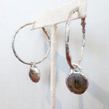 Hoops with Pearls (Dark)