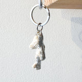 Coral Carabiner Keychain