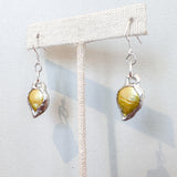 Pearl Earrings (Yellow)