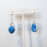 Pearl Earrings (Blue)