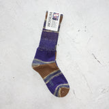 Kasuri Socks (Purple)