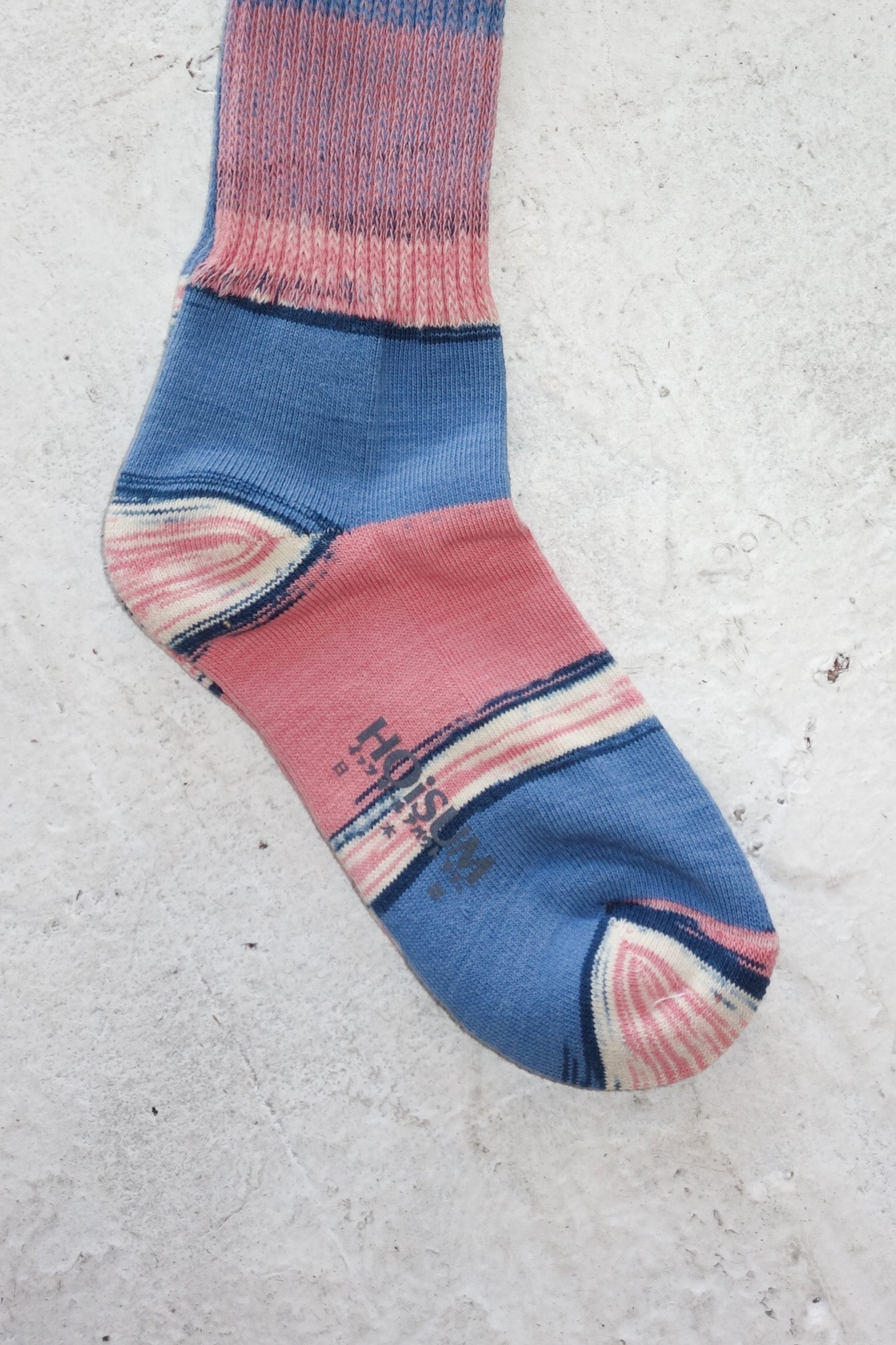 Kasuri Socks (Pink)