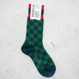 Ichimatsu Socks (Green)