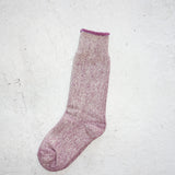 Eco Fleece Pile Socks (Lavender)
