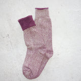 Eco Fleece Pile Socks (Lavender)