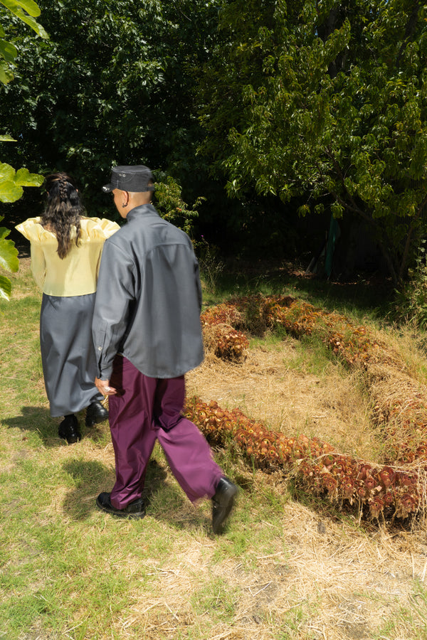 Outdoor Waterproof Casual Straight Pants (Purple)