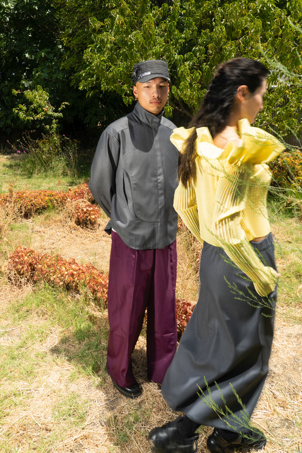 Outdoor Waterproof Casual Straight Pants (Purple)