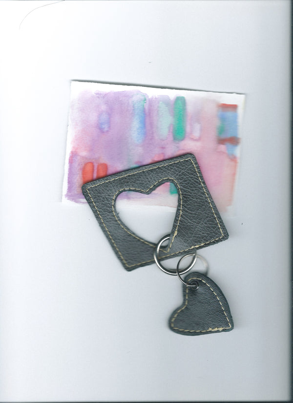 Heart Keychain Charm (08)