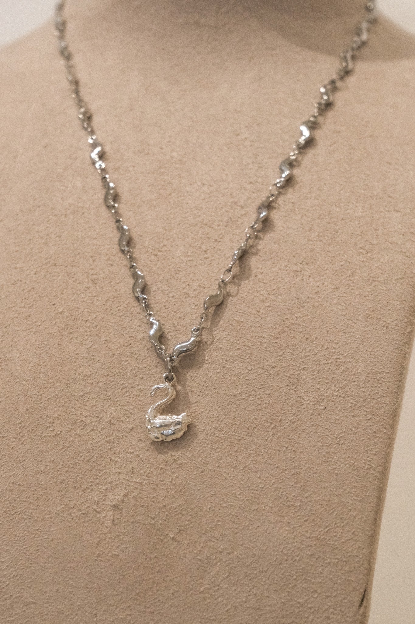 Swan Pendant Necklace