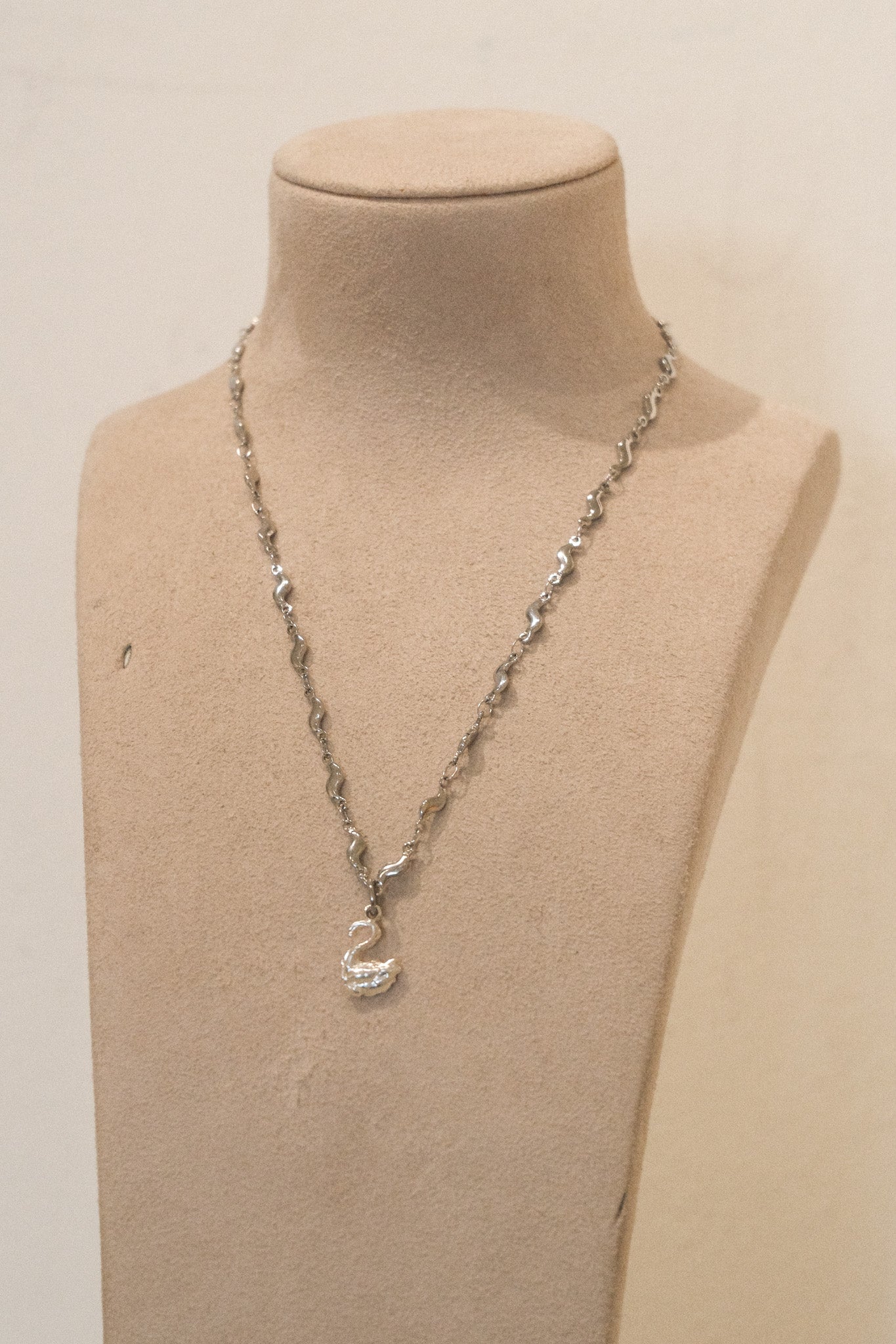 Swan Pendant Necklace