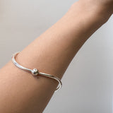 Wavy Bracelet with Ball