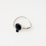 Black Jade Wavy Bracelet