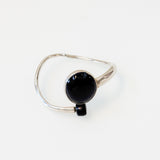 Black Jade Wavy Bracelet