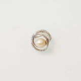 Curly Pearl Ring