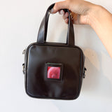 Portrait Slot Mini Square Bag