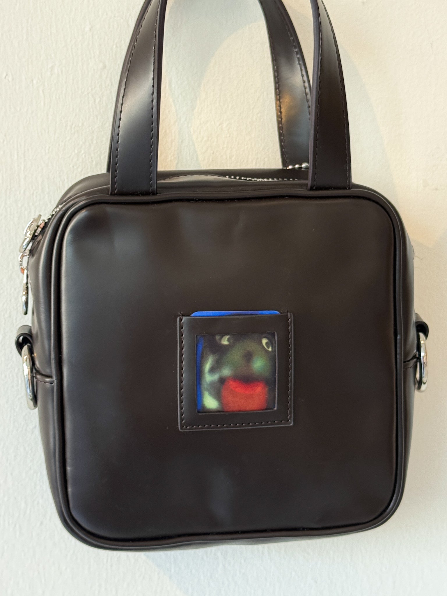 Portrait Slot Mini Square Bag