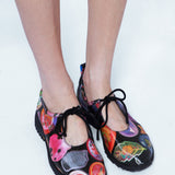 Keyhole Tie Mary Jane (Fruit Sticker)