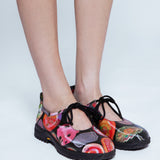 Keyhole Tie Mary Jane (Fruit Sticker)