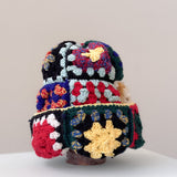 37 Crochet Granny Beanie (Red/Green)