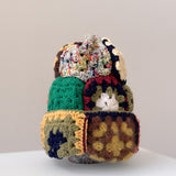 43 Crochet Granny Beanie (Olive)