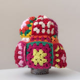 40 Crochet Granny Beanie (Pink)