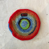 03 Crochet Beret (Red/Multi)
