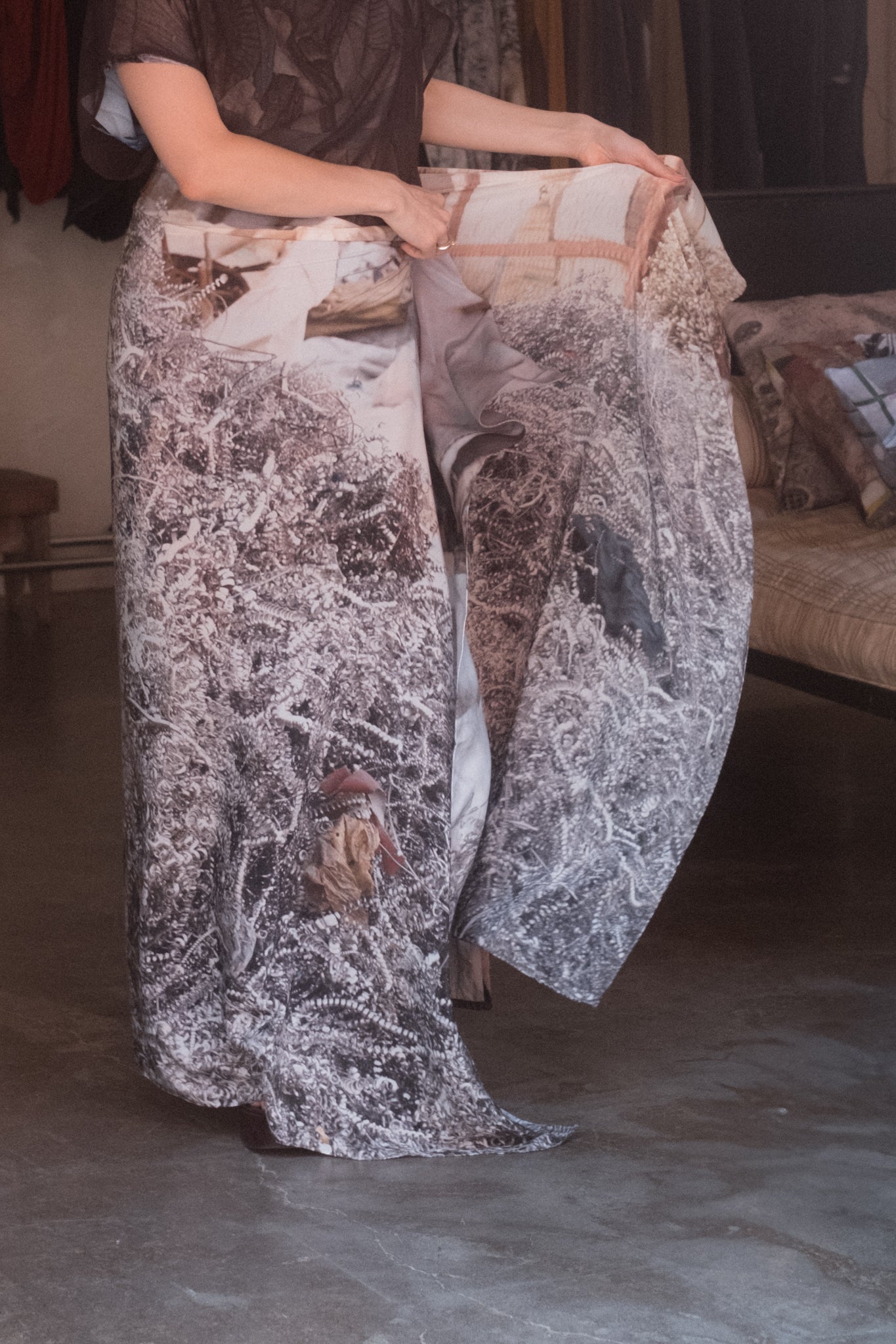 Sharjah Metal Scrap Silk Hanging