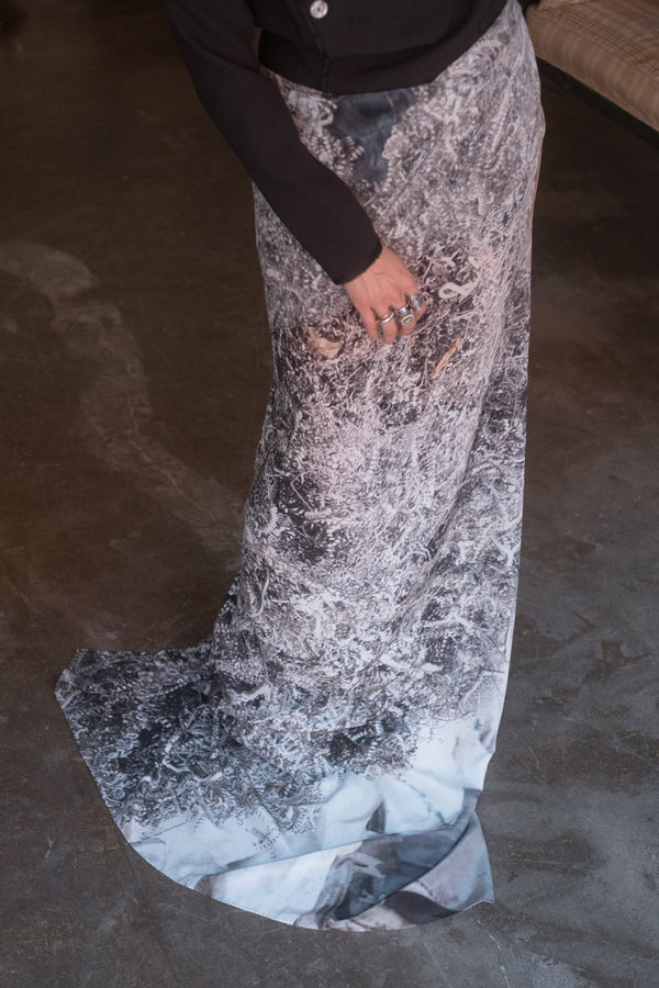 Sharjah Metal Scrap Silk Hanging