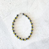 Frog Feet Necklace (Jade & Black Hematite)