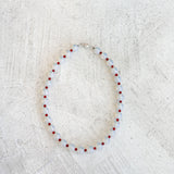 Tobiko2 Necklace (Opalite & Carnelian)