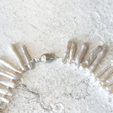 Nymph Choker (White Biwa Pearl)