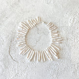 Nymph Choker (White Biwa Pearl)