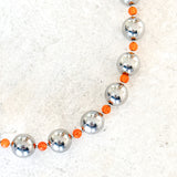 Fish Eggs Necklace (Orange Sea Glass)