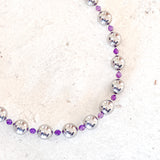 Fish Eggs Necklace (Amethyst)