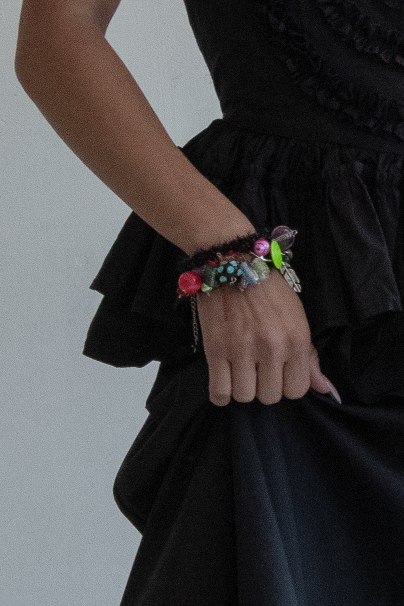 Grigri Bracelet in Noir Obsidienne