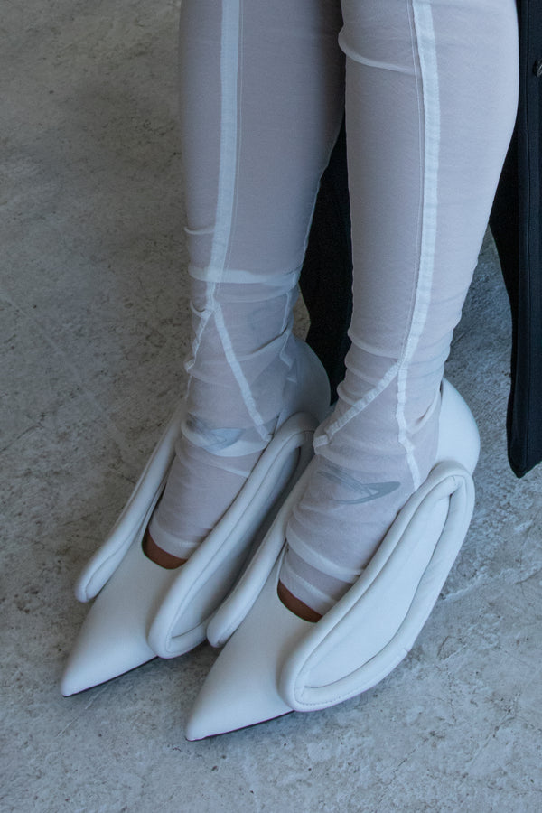 "LADY" High Heels (White)
