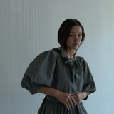 Plaid Cascade Top (Black Plaid)