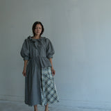 Peak Skirt (Ecru Plaid)