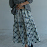 Peak Skirt (Ecru Plaid)