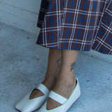 Oojoo Ballerina Flats (White)