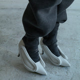 "LADY" High Heels (White)