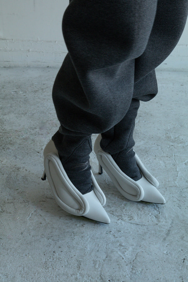 "LADY" High Heels (White)