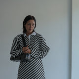 Striped Rugby Shirt (White/Black)