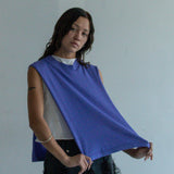 Merino Crew Neck Bib (Lilac)