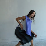 Merino Crew Neck Bib (Lilac)