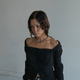 Fish Eggs Necklace (Amethyst)