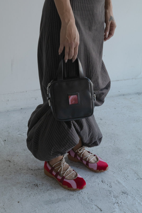 Portrait Slot Mini Square Bag