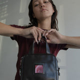 Portrait Slot Mini Square Bag