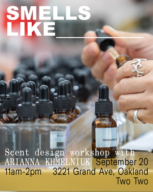 Scent Design Workshop w/ Zapah Lab — September 20, 2025