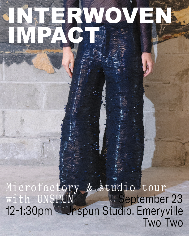 Microfactory & Studio Tour w/ Unspun — September 23, 2025